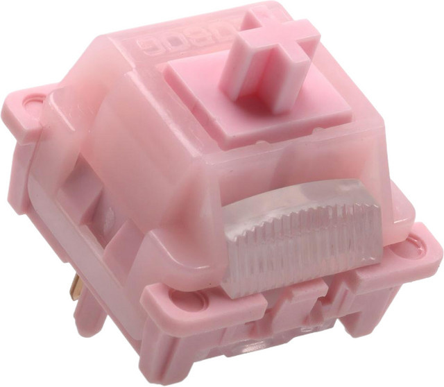 Leobog Walk Snow Switch Pink: Taktile, vorgeschmierte 5-Pin Hot-Swap POM-Stange für mechanische MX-Gaming-Tastaturen - Bild 1