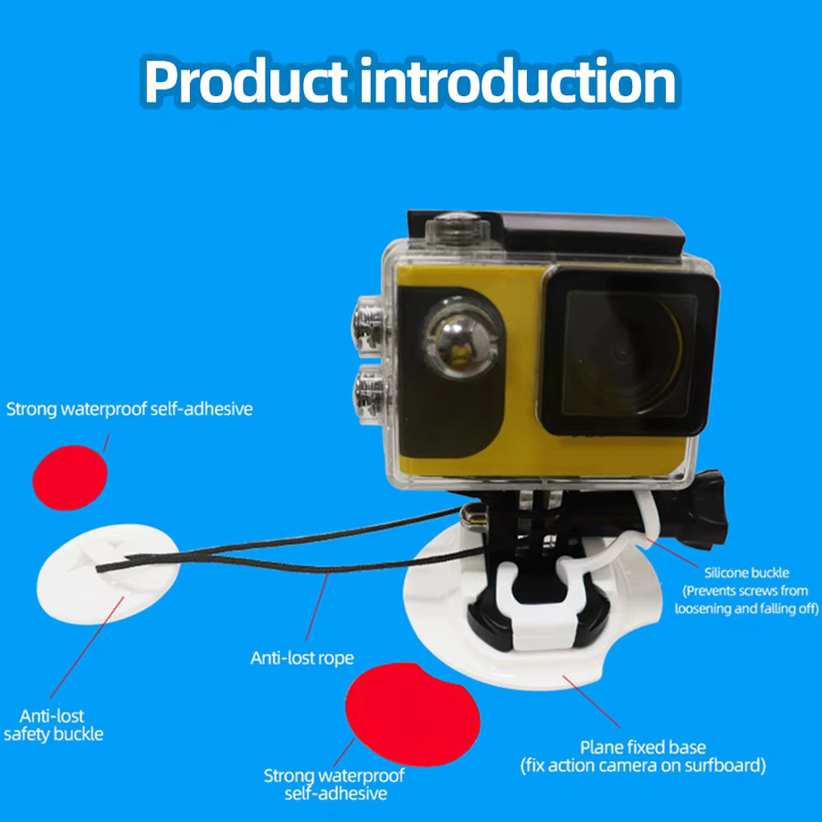 Surfbrett Halterung für GoPro, Insta360, DJI Osmo Action und andere Action Cameras - Bild 3