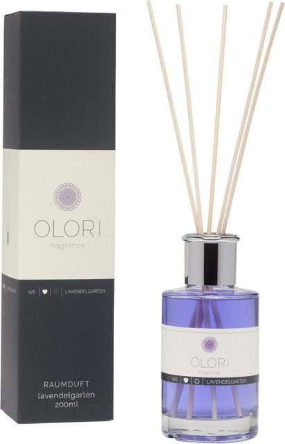 Olori Raumduft Lavendelgarten Reed Diffuser mit blumig-krautigem Aroma, 200 ml - Bild 1