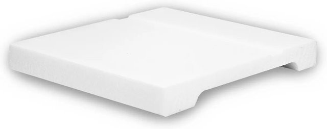 NMC Wallstyl S-FD15 Sockelleiste Stuckleiste Musterstück in Weiß, Breite: 10 cm - Bild 1