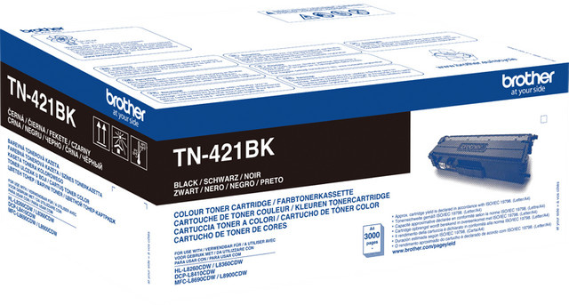 Original Brother TN421BK Tonerpatrone Schwarz für Brother Laserprinter - Bild 1