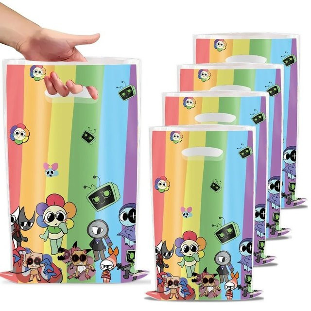 Dandy's World Geschenktüten und Beutebeutel in Mehrfarbig für Kindergeburtstage und Party-Dekoration - Bild 1