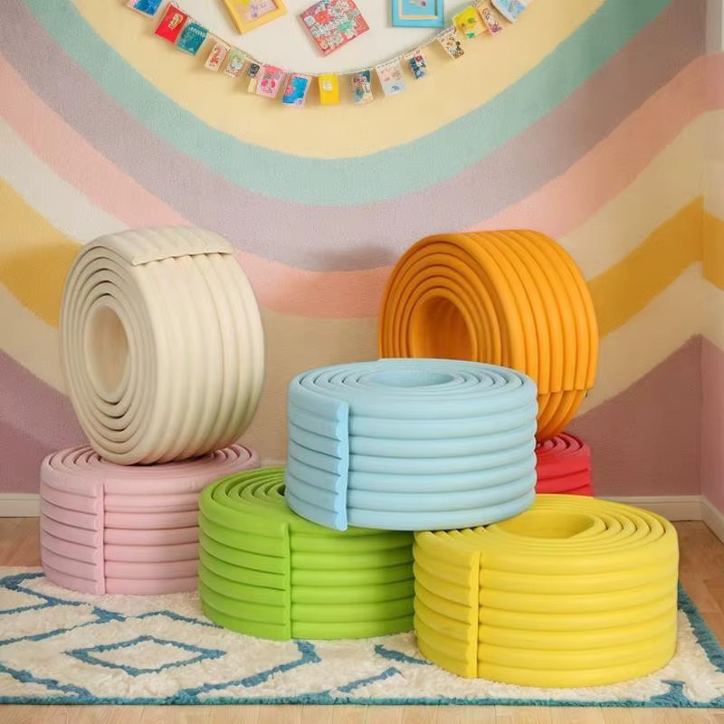 JETTING Kinder-Kollisionsschutzkissen aus Schaumstoff als Tischkantenschutz in Gelb und Multicolour - Bild 2
