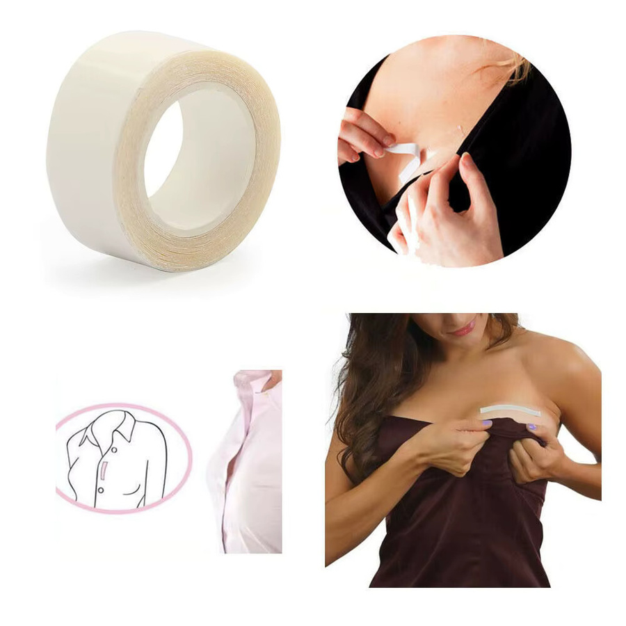 Doppelseitiges Körperband für Kleidung, transparentes und wasserdichtes medizinisches Klebeband für Dessous und BH-Streifen - Bild 2