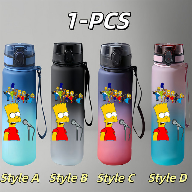 Bandai The Simpsons Wasserflasche, 650ml, Cartoon-Trinkbecher - Bild 1