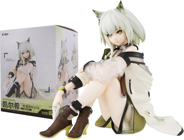 MIFEN Arknights Kal'tsit Anime Figur, grau, 10cm - Bild 1