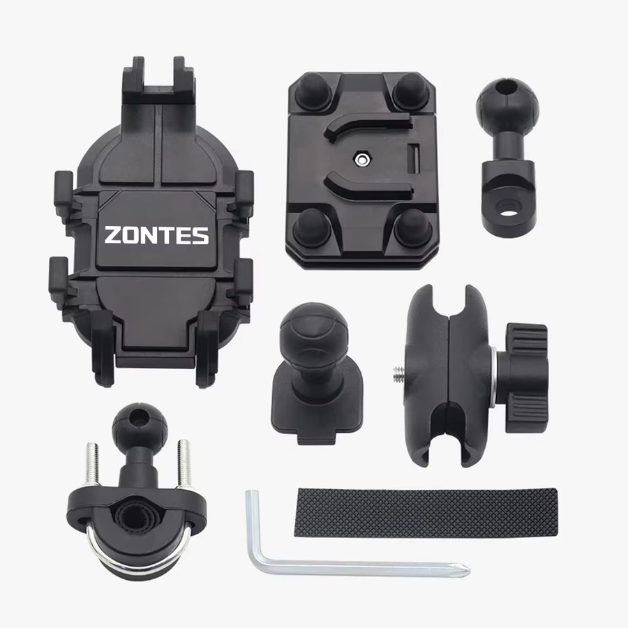 Handyhalterung für Zontes Motorradmodelle in Schwarz - Bild 4