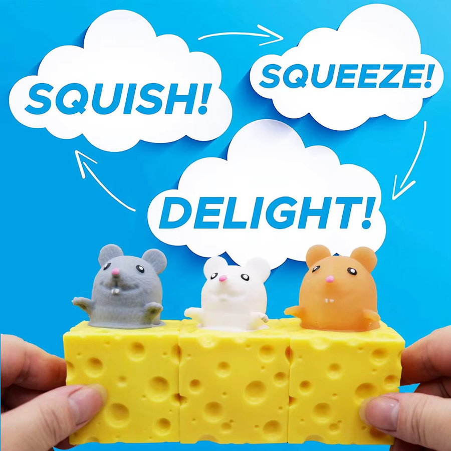 JK-ZMM Squeeze Maus Spielzeug, 3-teiliges Set, Stress Relief Spielzeug - Bild 2