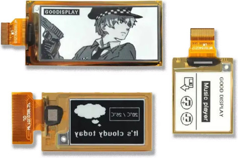 Goodisplay Flexibles E-Ink-Display E-Paper-Panel mit SPI-Schnittstelle für Raspberry Pi in Schwarz und Weiß (1,54 Zoll, 2,13 Zoll, 2,9 Zoll) - Bild 1