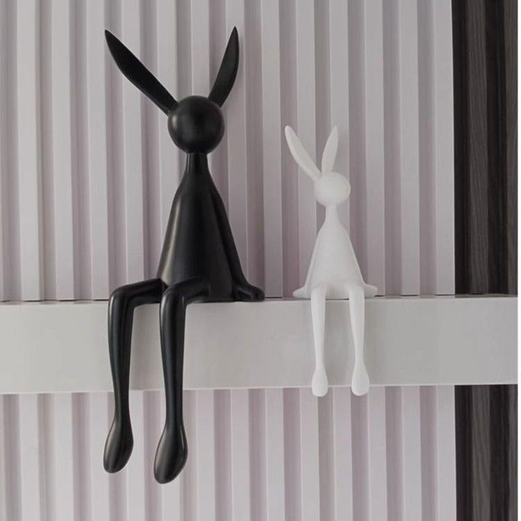 Moderne Hasenfigur von the BAY als kreative Tischdekoration aus Kunstharz - Bild 3