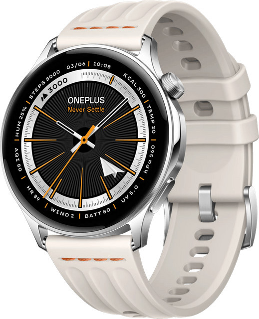OnePlus Watch Lite Smartwatch in Silber mit GPS und Schlaftracking - Bild 1