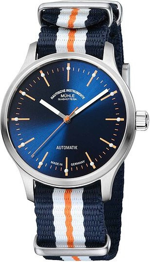 Mühle Glashütte Armbanduhr Panova, Automatik, Edelstahl, 40 mm, Herren - Bild 1