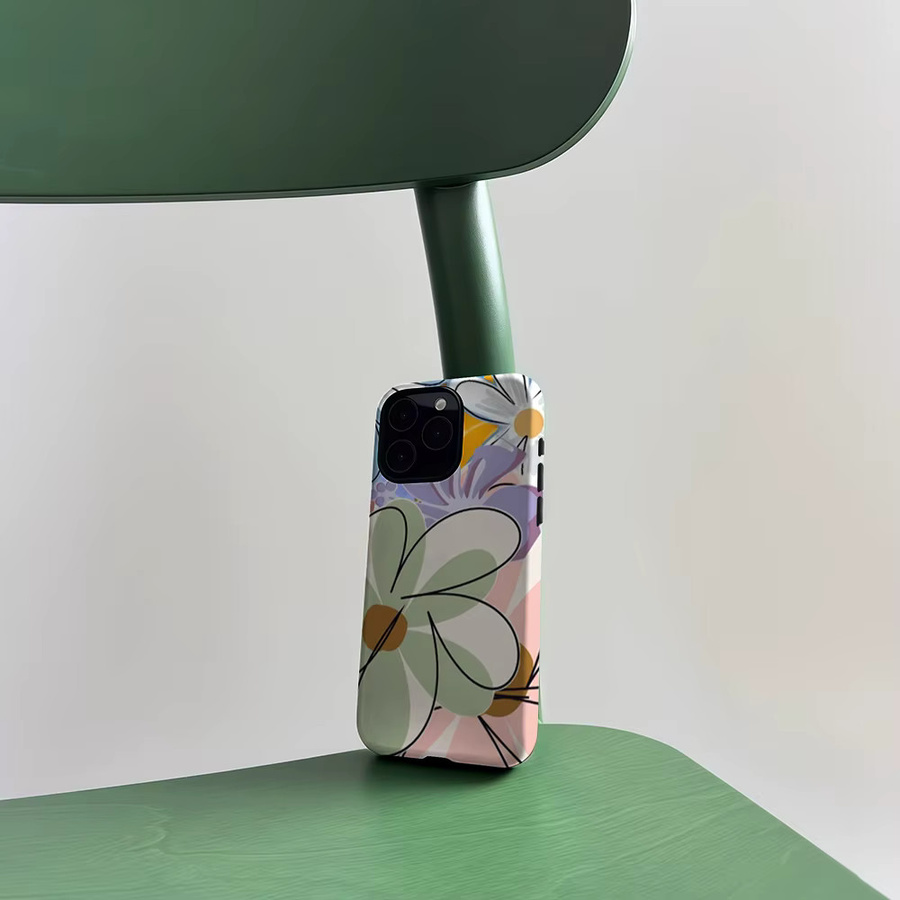 CaseLumi Matte Bumper Schutzhülle mit MagSafe für iPhone 17 16 15 14 13 Pro Max in Pastellblüten Multicolor - Bild 4