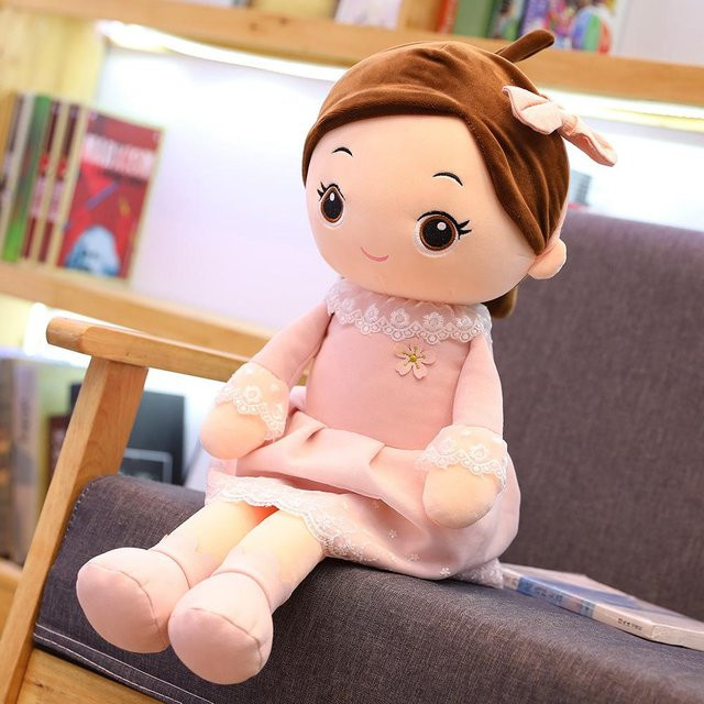 Kidsly Kawaii Plüsch Mädchenpuppen, Rosa, Plüschtiere - Bild 1