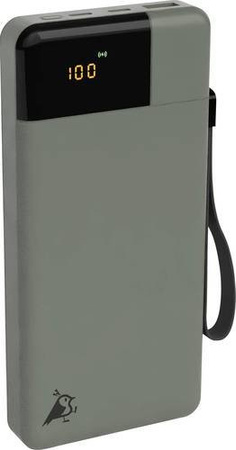 Aqiila Powerbird B20M Powerbank 20000 mAh LiPo mit USB-A und USB-C in Moosgrün