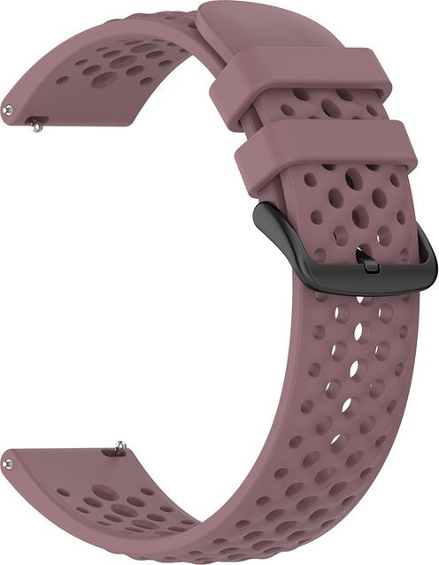 Techsuit Uhrenarmband Silikon, 22mm, Lila, Unisex - Bild 1