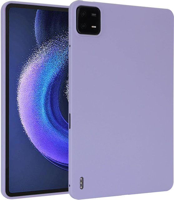Stoßfeste Silikon Tablet-Hülle für Xiaomi Mi Pad 7 6 5 6S Pro und Redmi Pad SE 8.7 in Lila - Bild 1