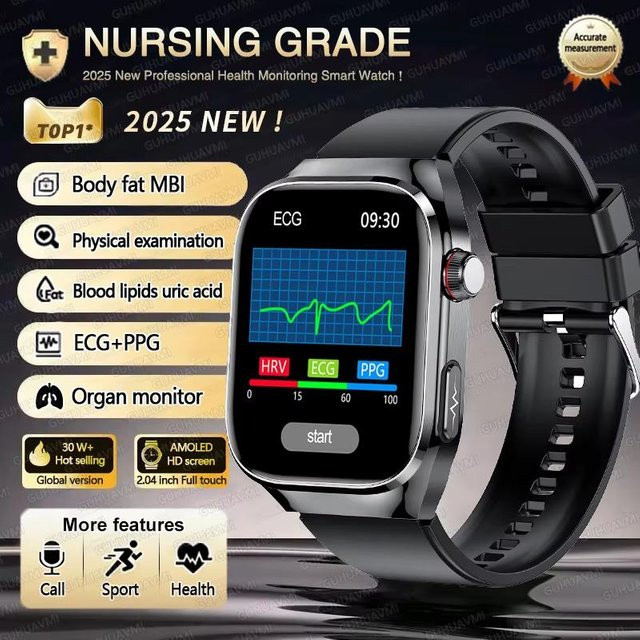 Samsung Smartwatch Black mit EKG, PPG Herzfrequenz, SpO2 und Bluetooth Telefonfunktion für dein Gesundheits-Tracking - Bild 1