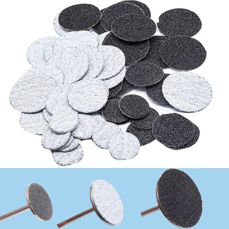 Easy Nail Schleifpapier für Pediküre, 50 Stück, Schwarz/Weiß - Bild 2