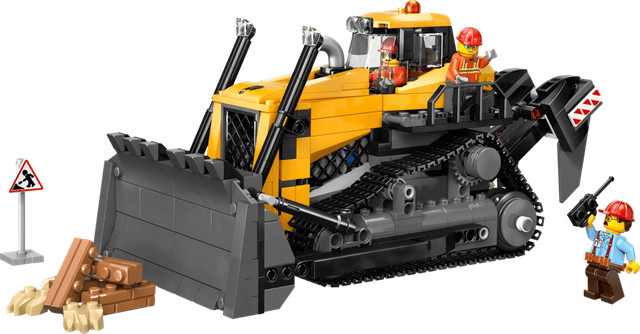 LEGO City Gelber Bulldozer Konstruktionsspielzeug ab 8 Jahren - Bild 2