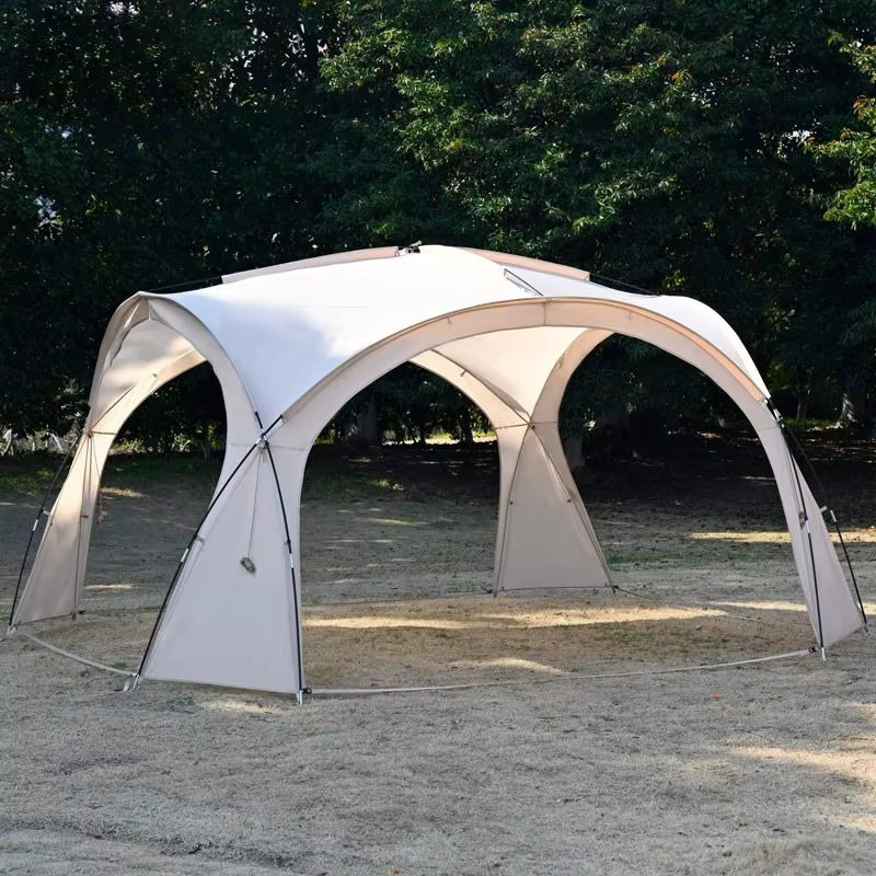 Tragbarer und zusammenklappbarer Strandkuppel-Sonnenschutz für Picknick und Camping - Bild 2