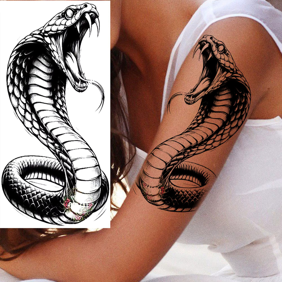 YURAN Temporäre Tattoos, Unisex, 1 Blatt - Bild 3