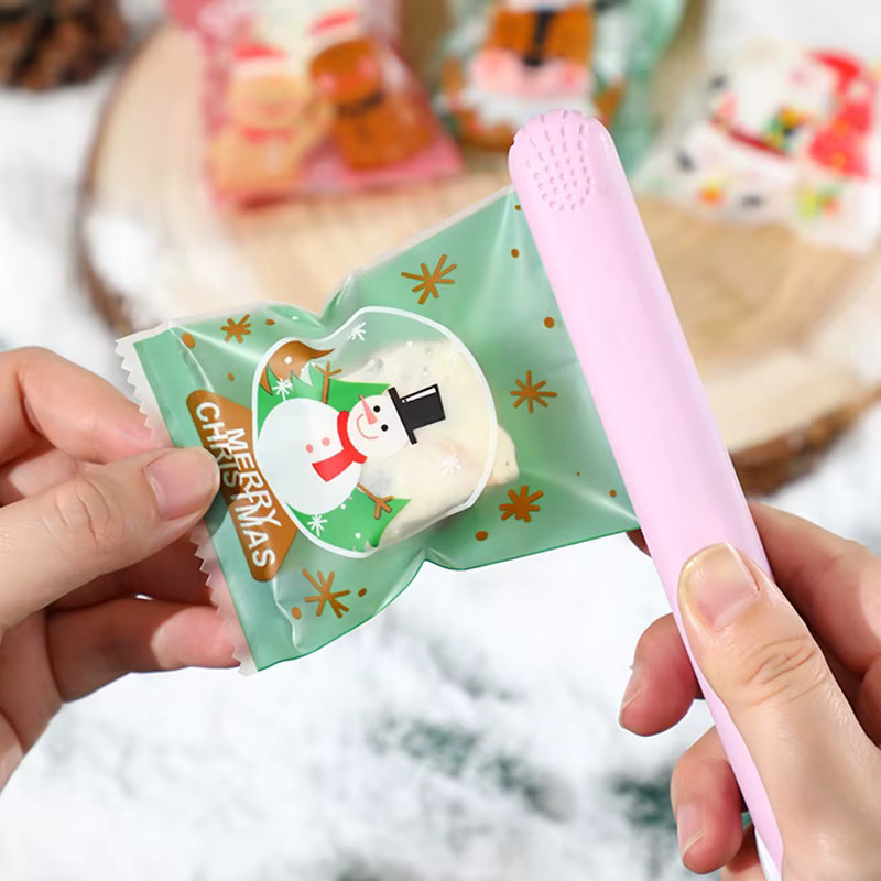 Hot Seal Weihnachtsplätzchenbeutel für Süßigkeiten und Nougat, 100 Stück, Mehrfarbig - Bild 2