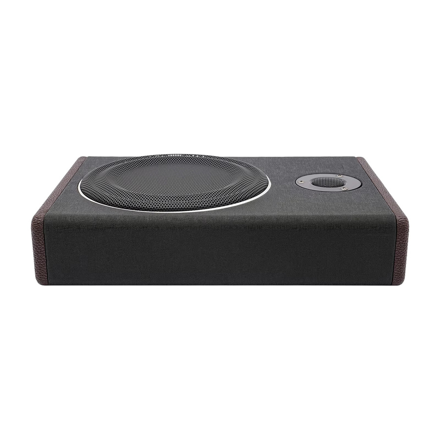 Aktiver Untersitz-Auto-Subwoofer in Schwarz mit 600W Max Leistung und Hoch-/Niederpegel-Eingang, B/T/H: 37 x 25 x 7,5 cm - Bild 6