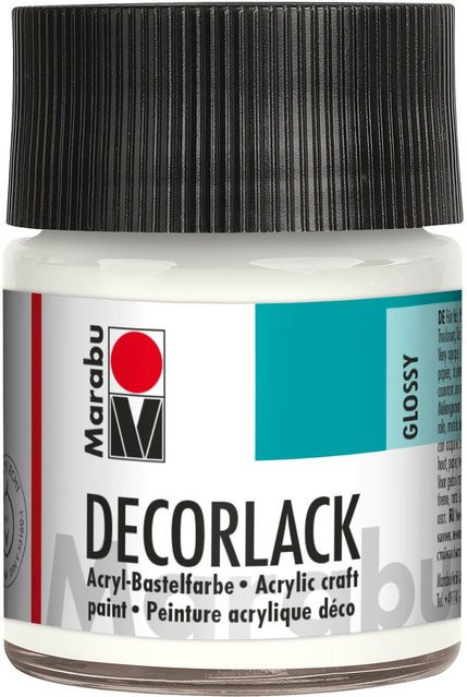 Marabu Decorlack Weiß 50 ml - Bild 1