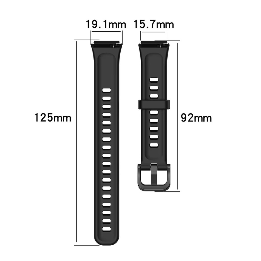Huawei Smart-Armband Silikon, Schwarz, Unisex - Bild 4