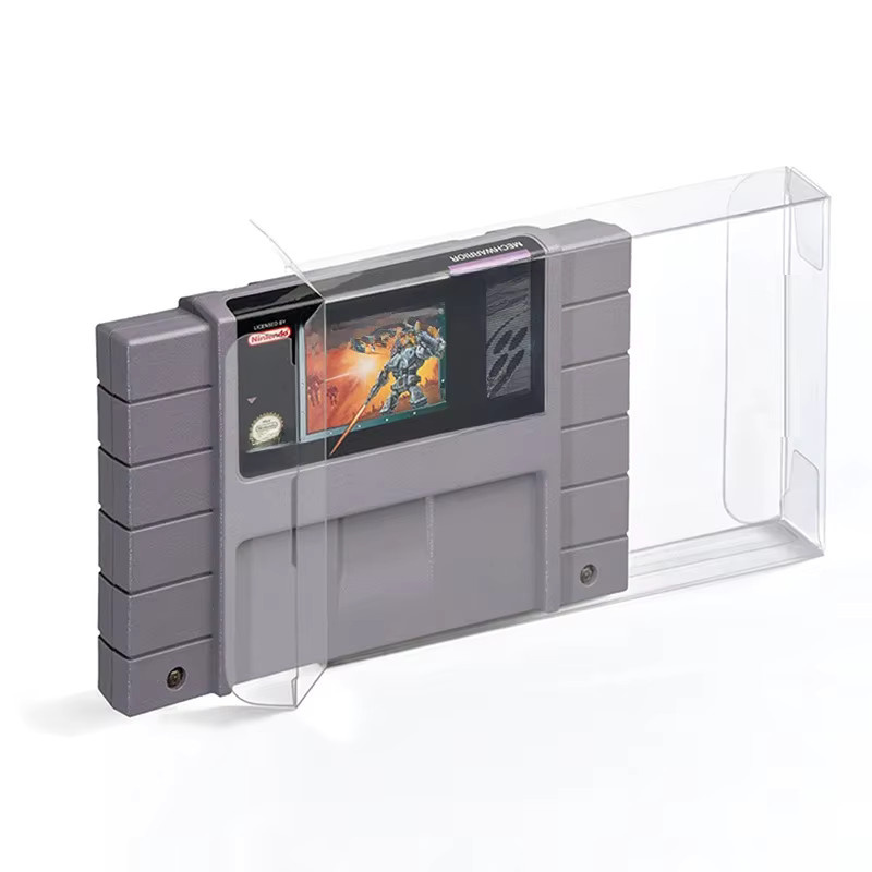 10 Stück transparente Schutzhüllen aus Kunststoff für Snes und N64 CIB Spiele von KOQZM - Bild 2