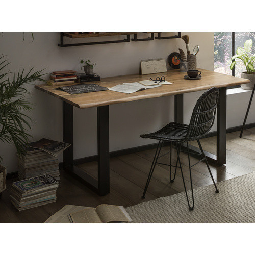 SIT Tisch TOPS&TABLES aus Akazienholz in Schwarz und Braun, Höhe: 77 cm, Breite: 100 cm, Tiefe: 70,5 cm - Bild 2