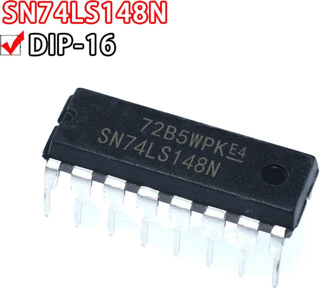 Si Tai&SH 10er Set Logik-ICs 74LS148 74LS151 74LS153 74LS155 74LS156 74LS157 74LS158 74LS162 74LS169 74LS170 DIP-16 in Schwarz - Bild 1