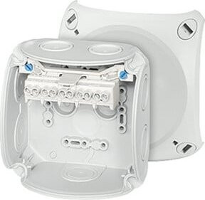 Hensel Kabelabzweigkasten DK 0404 G in Weiß aus Kunststoff für 1,5-4qmm - Bild 1