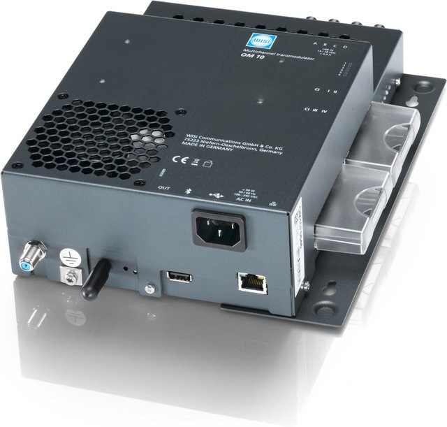 WISI Transmodulator OM 10 0648 DVB-S/S2 in Grau mit USB-C - Bild 1