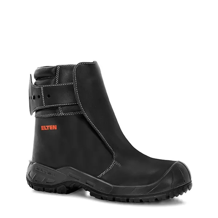 Elten Sicherheitsstiefel Calvin S3 Hi aus Rindleder in Schwarz, Größe 44 - Bild 2