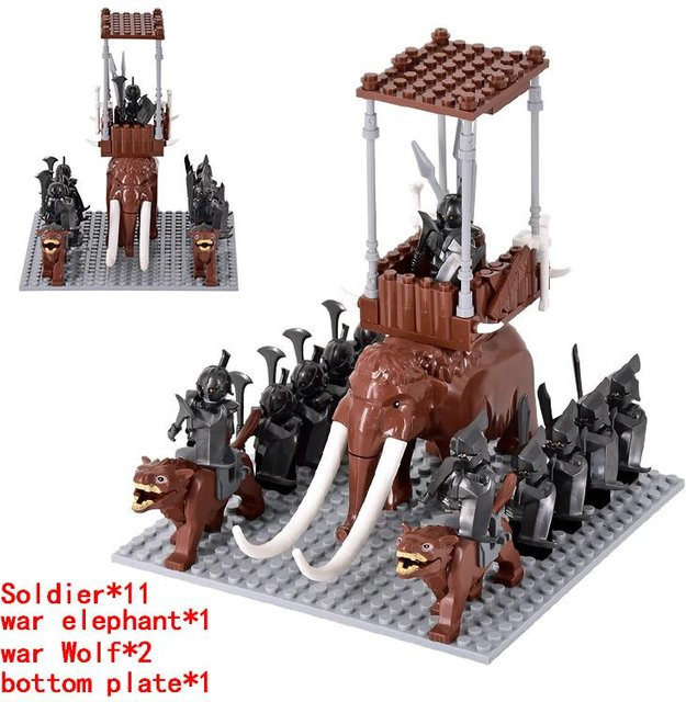 Toys D Der Herr der Ringe Mittelalterlicher Ork Soldaten Figuren, Bausteine, ab 14 Jahren - Bild 1