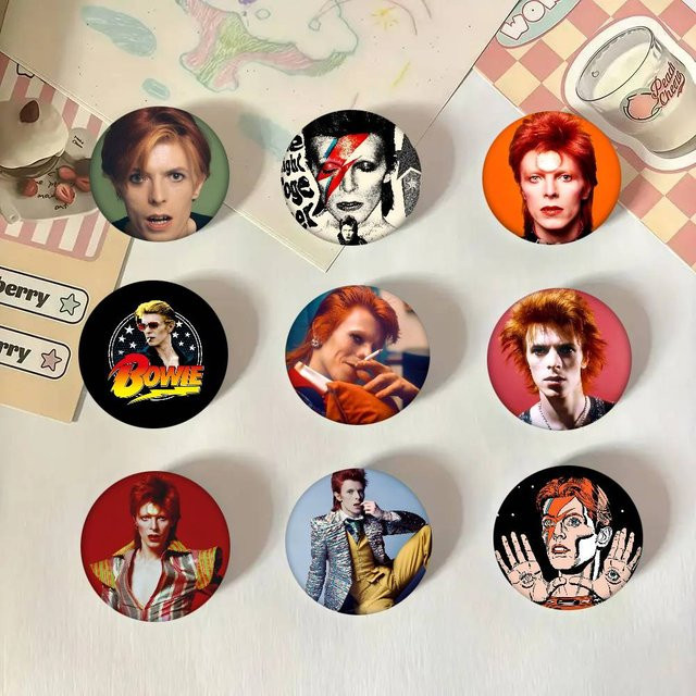 Brosche David Bowie, Anstecknadel, Unisex - Bild 1