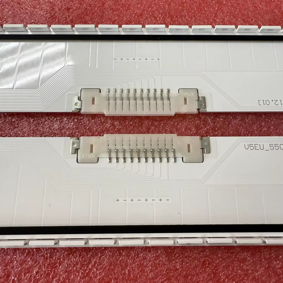 LED-Streifen für Samsung TV Modelle UE55JS8080T UE55JS8000 UE55JS8500 UE55JS9000 UA55JS9800 UA55JS8000 UN55JS9000 UN55JS8500 UA55JS9000 in Weiß - Bild 2