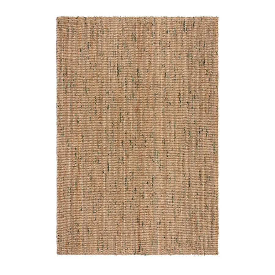 Flair Rugs Kurzflorteppich Jute Boucle in Naturgrün und Beige, B/T: 200 x 290 cm - Bild 2