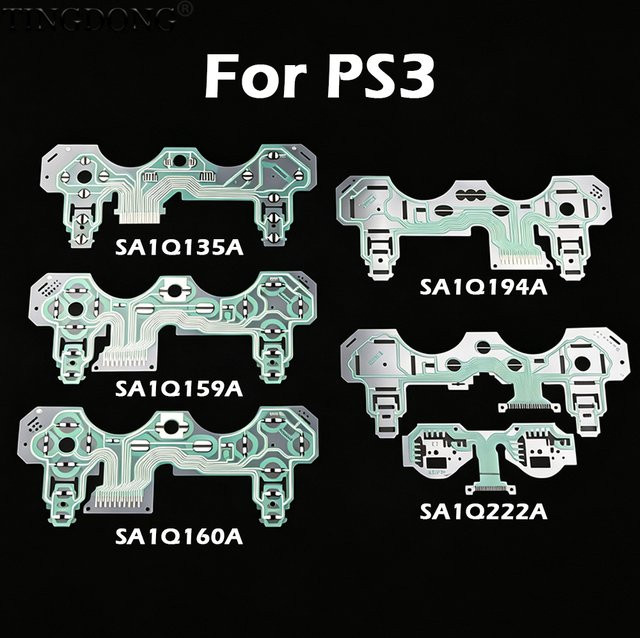 TingDong Leitfähige Folie für PS3 DualShock 3 Controller Tasten Flexkabel SA1Q135A SA1Q159A SA1Q160A SA1Q194A SA1Q222A - Bild 1