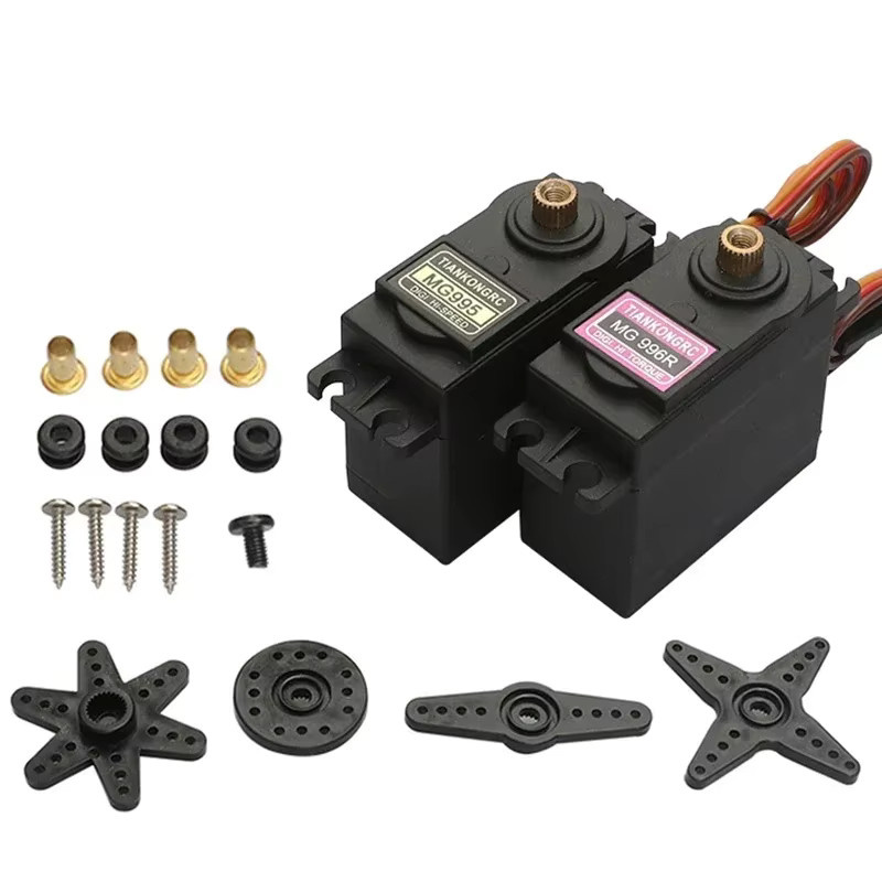 wishiot MG996R Digital Servo, Metall Getriebe Motor, für Arduino DIY RC Auto Roboter Hubschrauber Boot Lkw Crawler - Bild 3