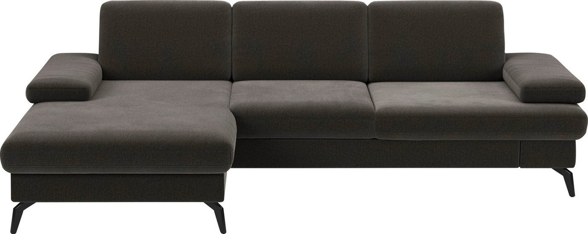sit&more Ecksofa Morris L-Form mit Sitztiefenverstellung, Schlaffunktion und Bettkasten - Bild 1