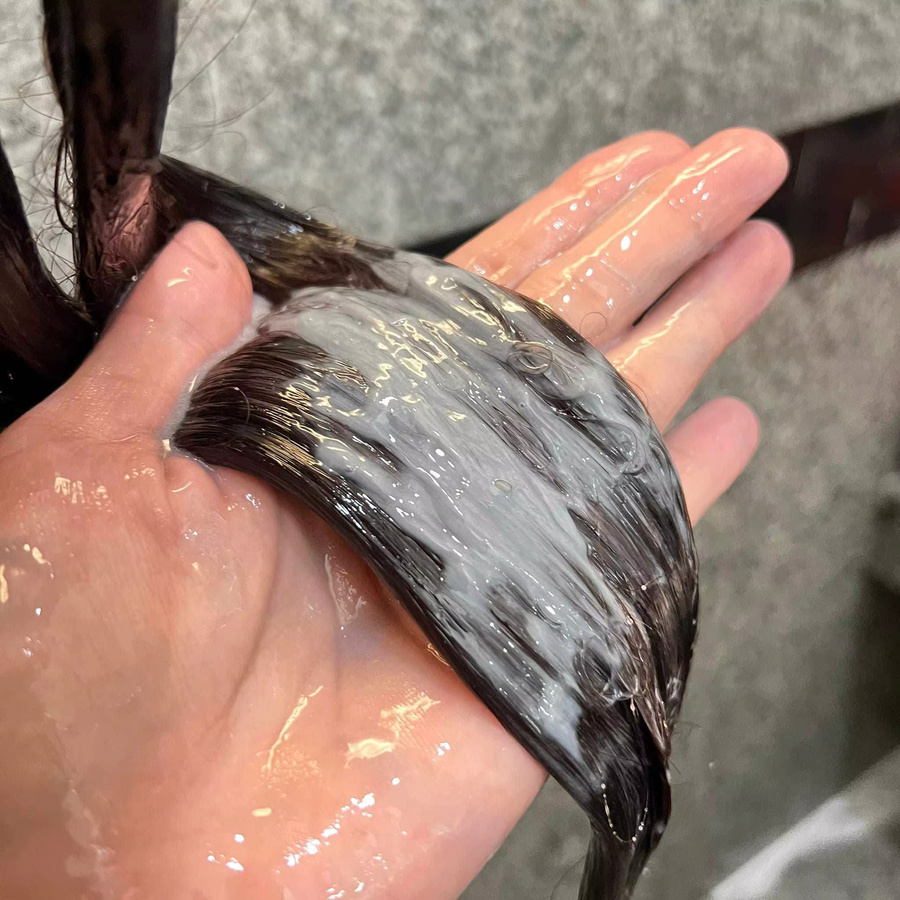 Thai JOJI Bambus-Aktivkohle Keratin Haarmaske, 50g, für strapaziertes Haar - Bild 3