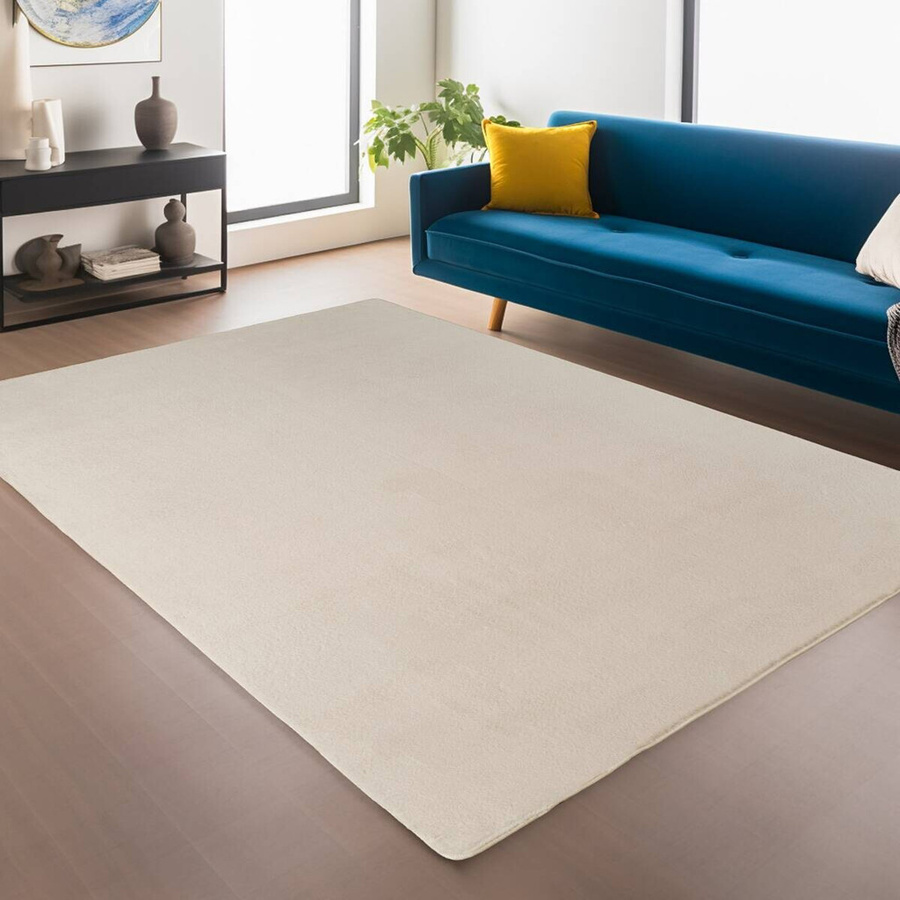 Ayyildiz Kurzflorteppich Joy Creme Beige B/L: 240 x 340 cm - Bild 2