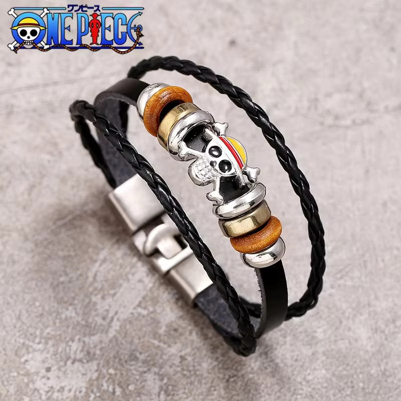 Bandai Lederarmband, Schwarz, Unisex - Bild 5