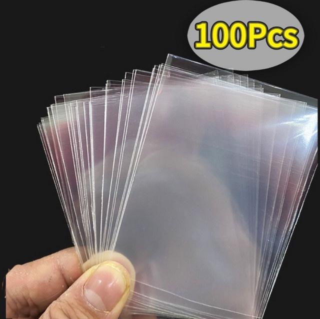 100 Stück transparente selbstklebende Cellophanbeutel aus Kunststoff für die Verpackung von Süßigkeiten - Bild 1