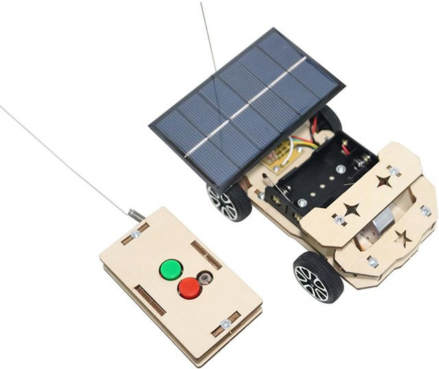 Binchi Outdoor Product 3D Holzpuzzle Solar Auto Modell, mit Fernbedienung, ab 8 Jahren - Bild 1