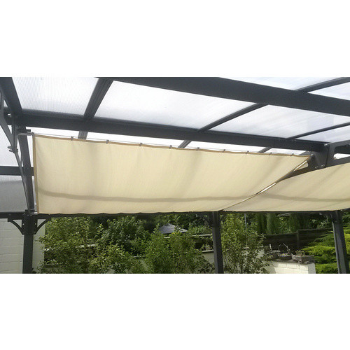 FLORACORD Sonnensegel rechteckig aus Polyester in Weiss, Beige oder Elfenbein, B/T: 270 x 140 cm - Bild 2