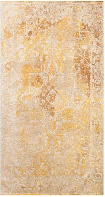 Lola&Moi Teppich Golden Wall in Gold, Breite: 80 cm, Tiefe: 150 cm - Bild 1